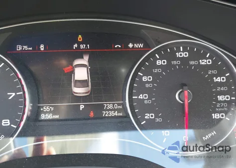 2016 Audi A6 3.0T Premium Plus from USA, damaged, VIN WAUFGAFC3GN005233